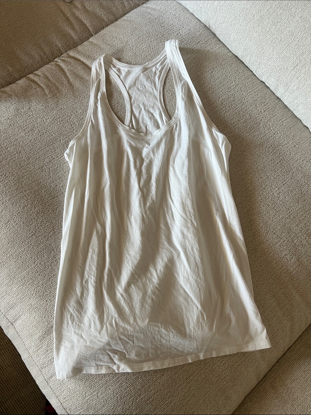 lululemon athletica White Racerback Tank
